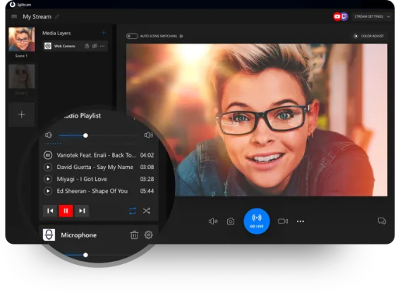Audio mixer — MultiStream